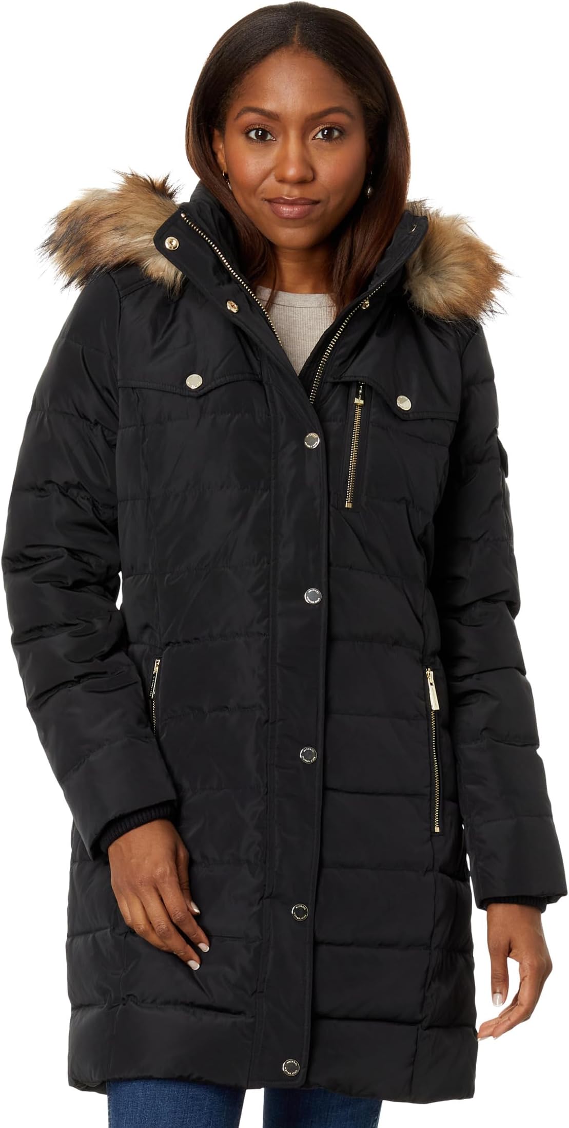 Пуховик MICHAEL Michael Kors Snap Front Down Puffer M825943CZ, черный
Пуховик MICHAEL Michael Kors Snap Front Down Puffer M825943CZ, черный