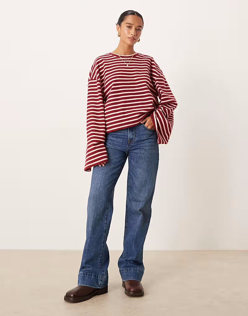 Джинсы прямого кроя Petite, средне-синего цвета Gina Tricot Petite
Джинсы прямого кроя Petite, средне-синего цвета Gina Tricot Petite