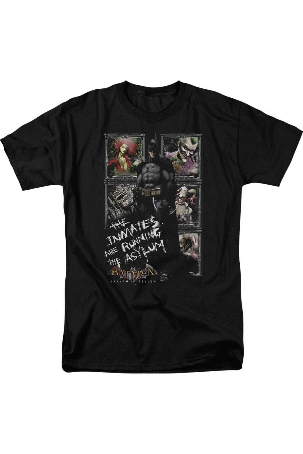 Футболка с коротким рукавом для взрослых Batman Arkham Asylum Running The Asylum Gildan, черный
Футболка с коротким рукавом для взрослых Batman Arkham Asylum Running The Asylum Gildan, черный