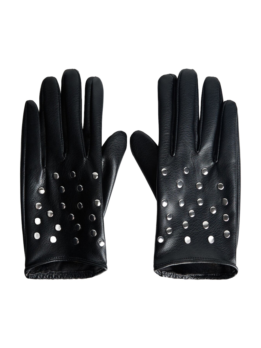 Перчатки с закрытыми пальцами Bershka, черный
Перчатки с закрытыми пальцами Bershka, черный