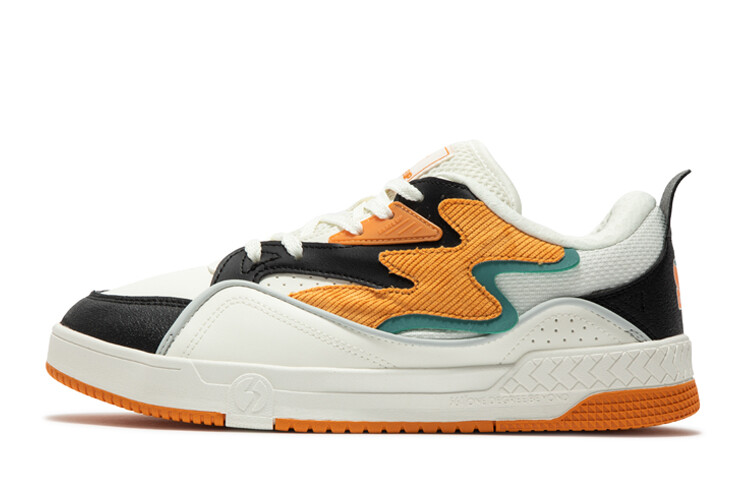 Кеды мужские, обувь для скейтбординга низкая Feather белый/оранжевый 361°
Кеды мужские, обувь для скейтбординга низкая Feather белый/оранжевый 361°