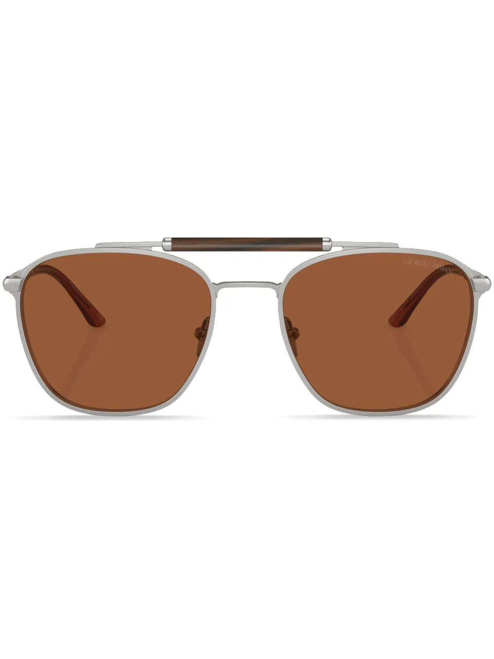 Солнцезащитные очки с тонированными линзами в квадратной оправе GIORGIO ARMANI, серебяный
Солнцезащитные очки с тонированными линзами в квадратной оправе GIORGIO ARMANI, серебяный