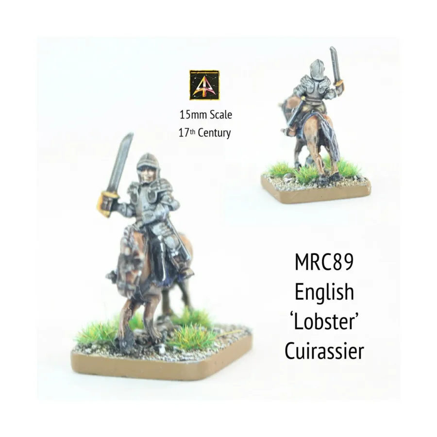 Английский кирасир с готовым мечом, Altuos Historical Miniatures - The 17th Century (15mm)
Английский кирасир с готовым мечом, Altuos Historical Miniatures - The 17th Century (15mm)