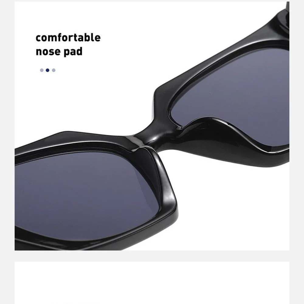 Модные солнцезащитные очки «кошачий глаз» для женщин, винтажные квадратные солнцезащитные очки в стиле ретро, очки неправильной формы WNCKSQ, C1 Black Gray
Модные солнцезащитные очки «кошачий глаз» для женщин, винтажные квадратные солнцезащитные очки в стиле ретро, очки неправильной формы WNCKSQ, C1 Black Gray