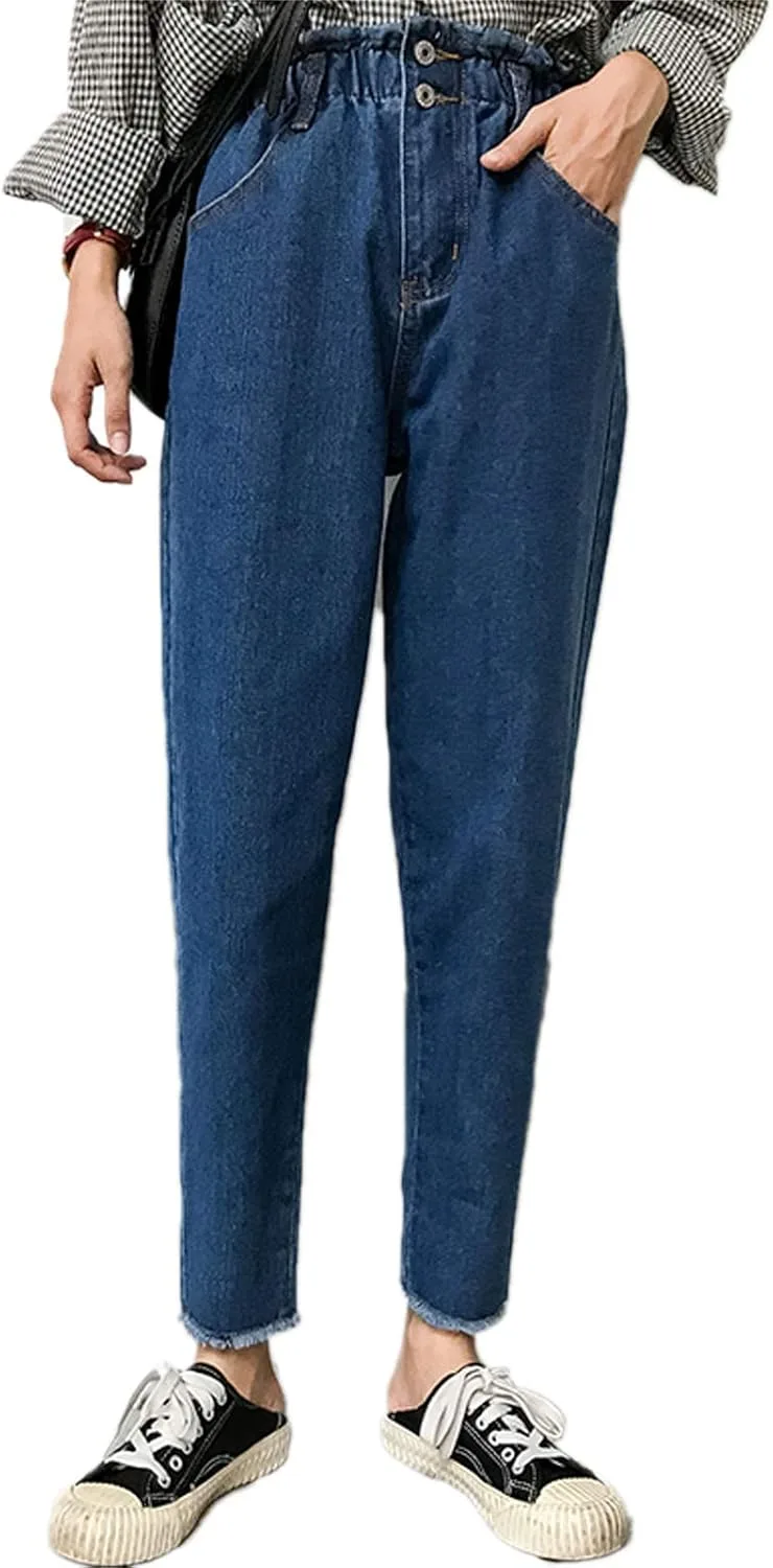 Flygo женские джинсы с высокой посадкой и зауженным кроем
Flygo женские джинсы с высокой посадкой и зауженным кроем