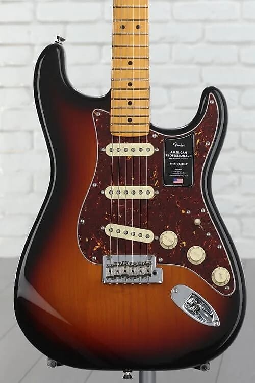 Электрогитара Fender American Professional II Stratocaster - 3 Color Sunburst with Maple Fingerboard
Электрогитара Fender American Professional II Stratocaster - 3 Color Sunburst with Maple Fingerboard