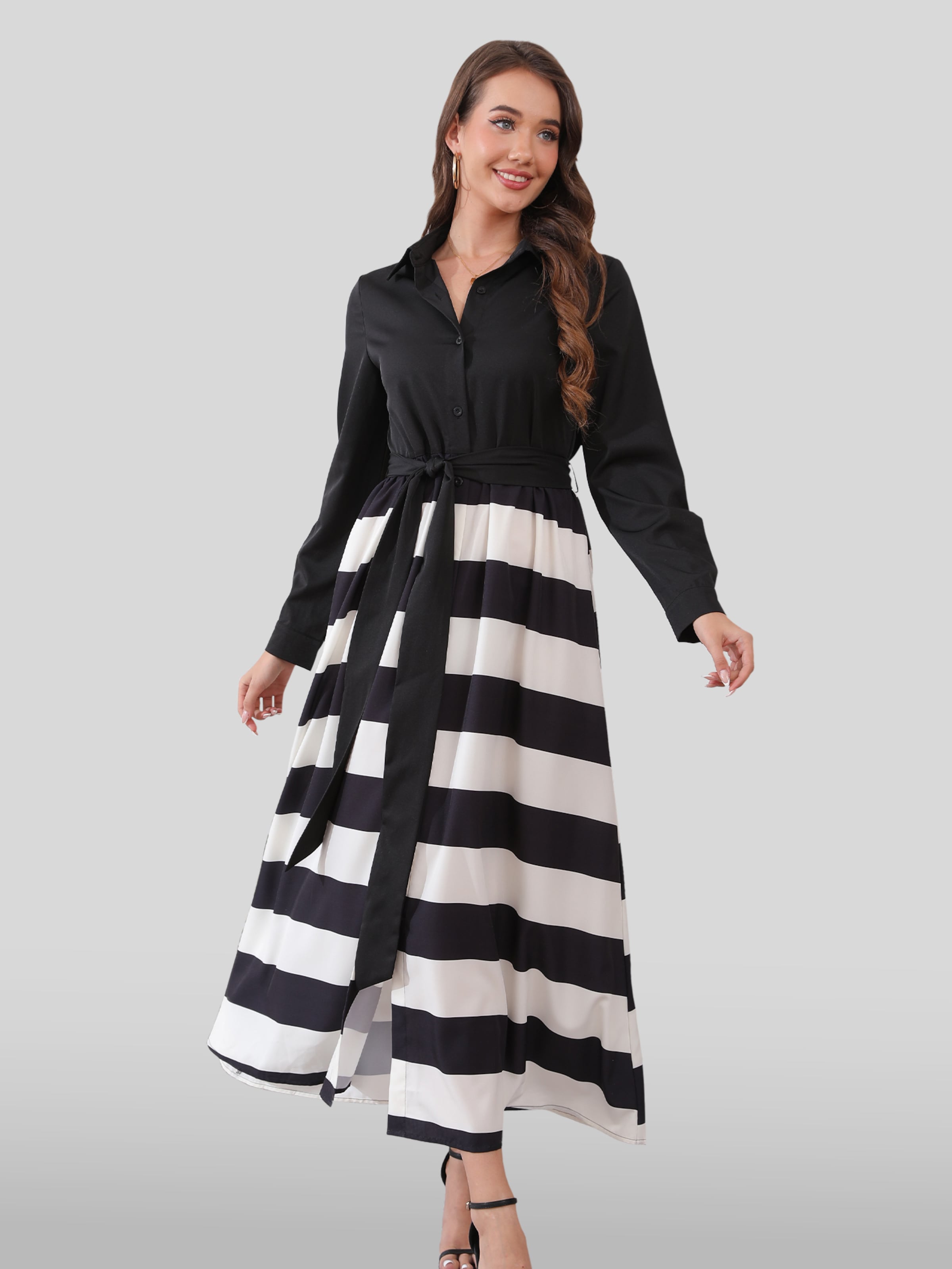 LapaPlus Платье-рубашка в черном цвете
LapaPlus Платье-рубашка в черном цвете