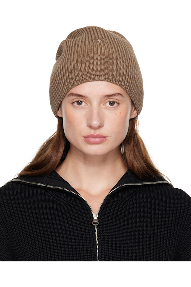 Courrèges Шапка из светлой шерсти цвета таупе
Courrèges Шапка из светлой шерсти цвета таупе