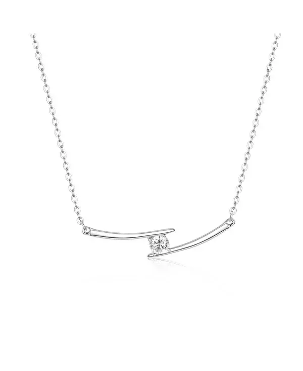 Ожерелье из стерлингового серебра с двумя подвесками-солитерами из кубического циркония Genevive, silver
Ожерелье из стерлингового серебра с двумя подвесками-солитерами из кубического циркония Genevive, silver