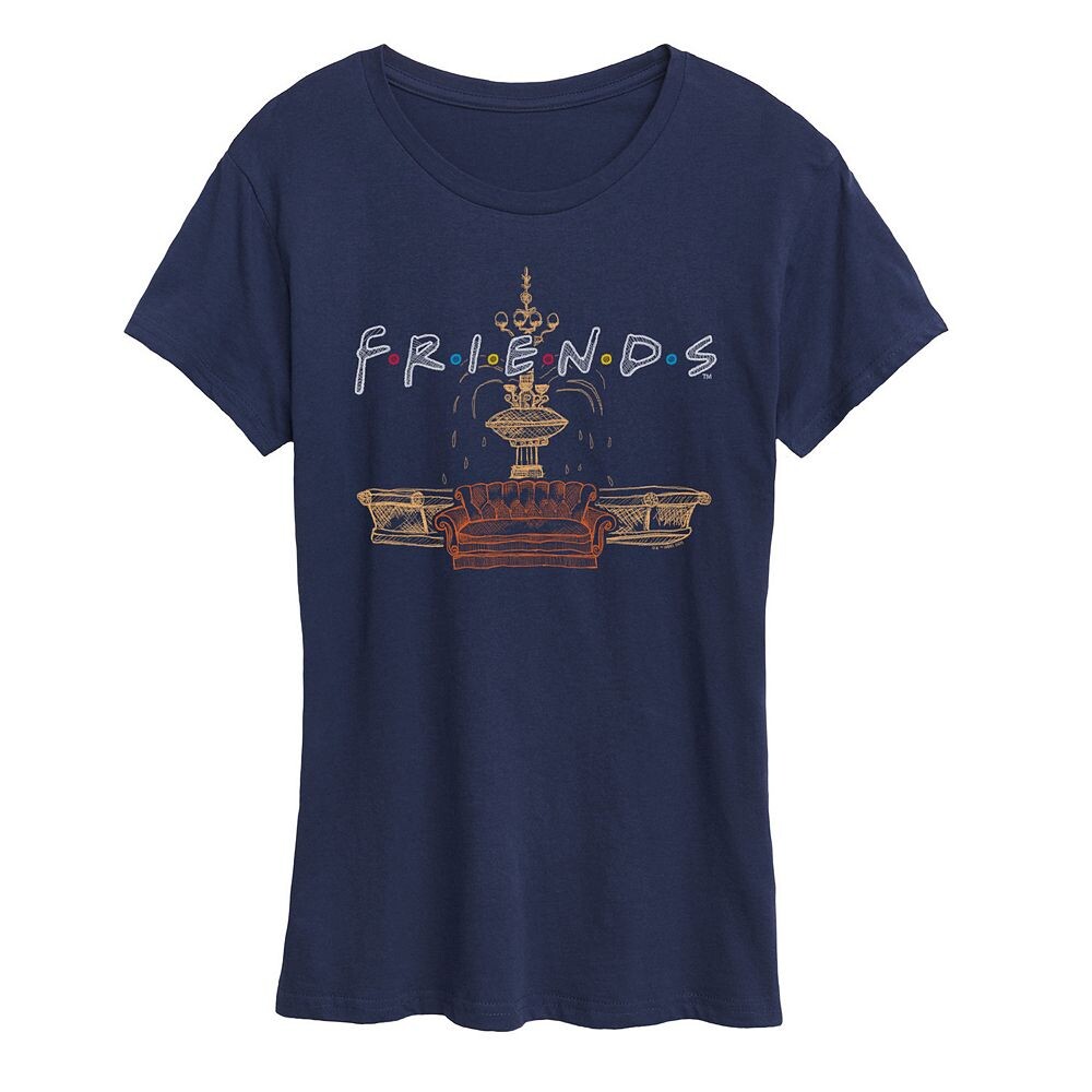Женская футболка с рисунком Friends Couch Fountain Set Licensed Character, темно-синий
Женская футболка с рисунком Friends Couch Fountain Set Licensed Character, темно-синий
