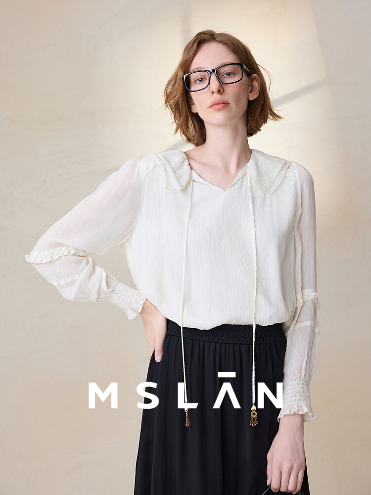 Рубашка Mslan с воланами из фактурного шелка
Рубашка Mslan с воланами из фактурного шелка