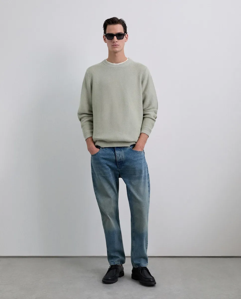 Мужской джемпер из органического хлопка с круглым вырезом Scalpers, светло-серый
Мужской джемпер из органического хлопка с круглым вырезом Scalpers, светло-серый