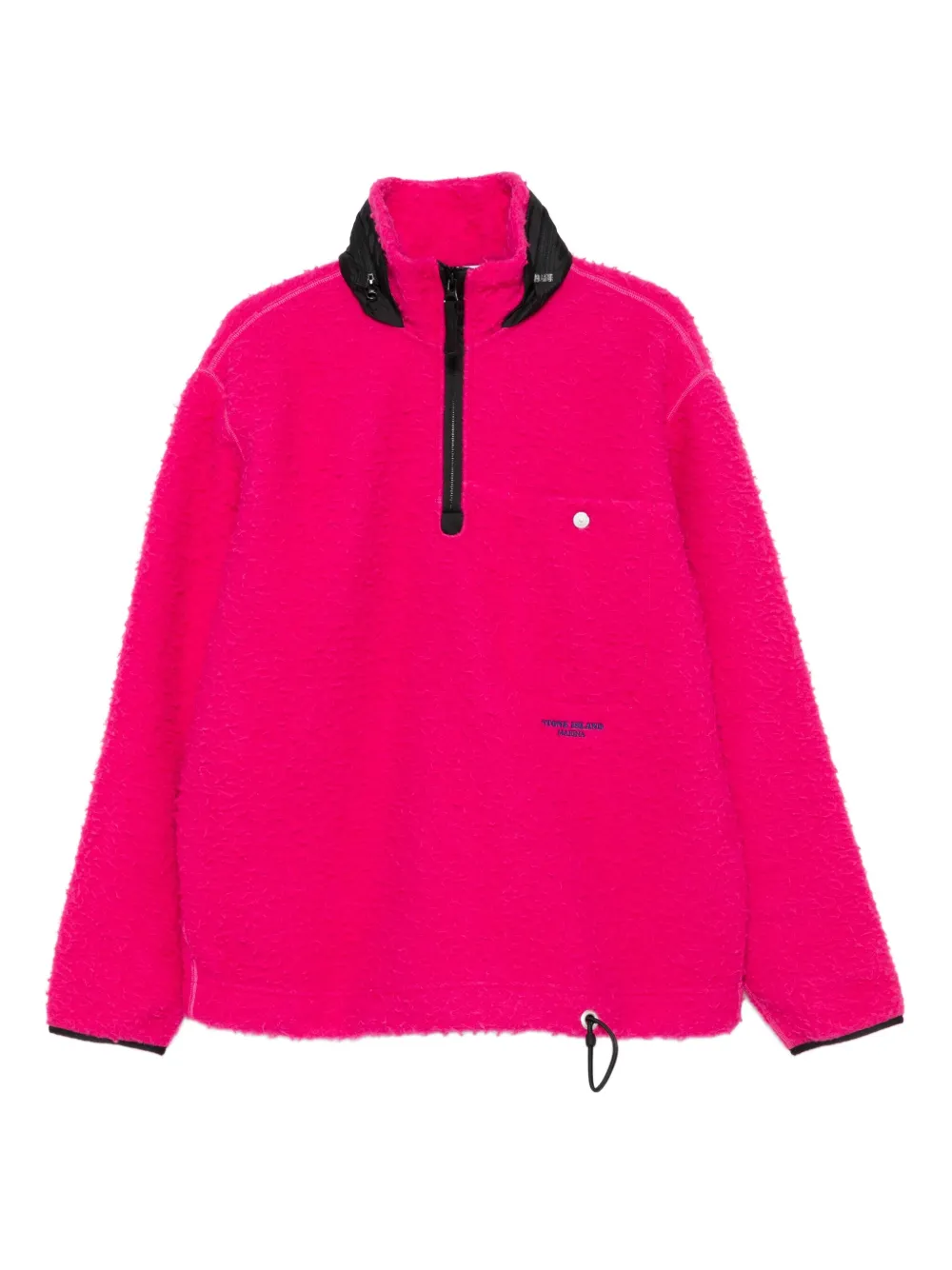 Флисовый свитшот с молнией на половину длины Stone Island, розовый
Флисовый свитшот с молнией на половину длины Stone Island, розовый
