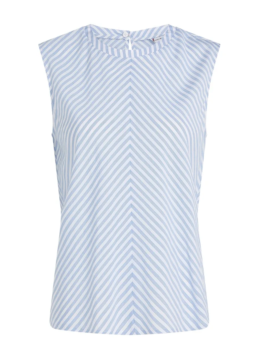 Блузка без рукавов с круглым вырезом Tommy Hilfiger, светло-голубой
Блузка без рукавов с круглым вырезом Tommy Hilfiger, светло-голубой