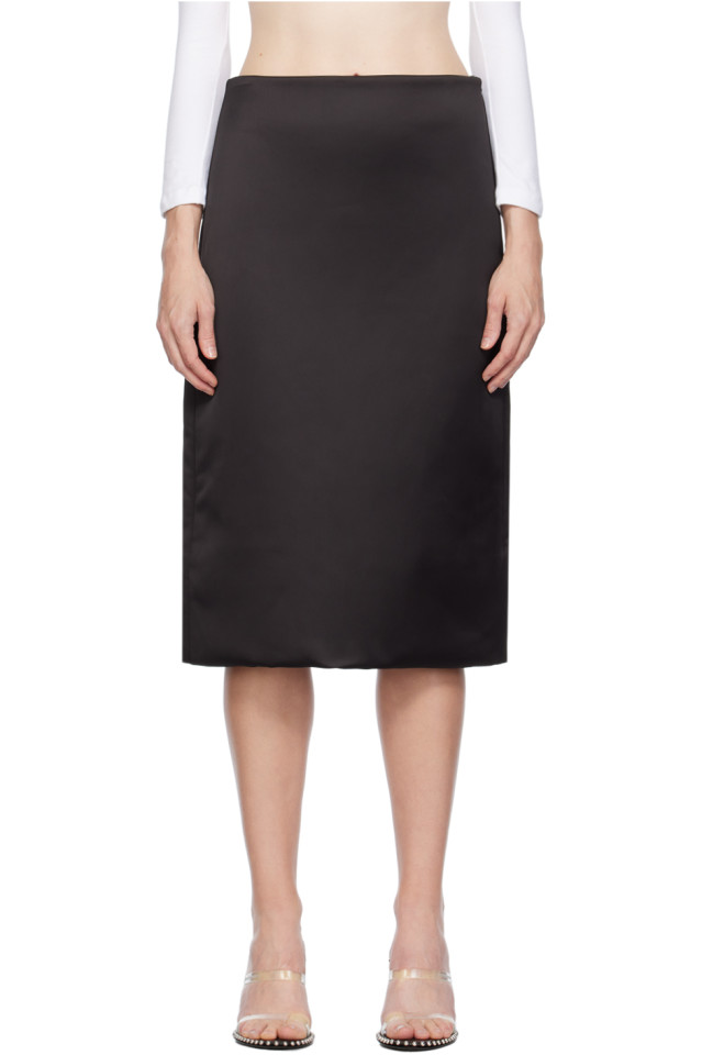 Юбка миди с подкладкой We11Done, черный
Юбка миди с подкладкой We11Done, черный