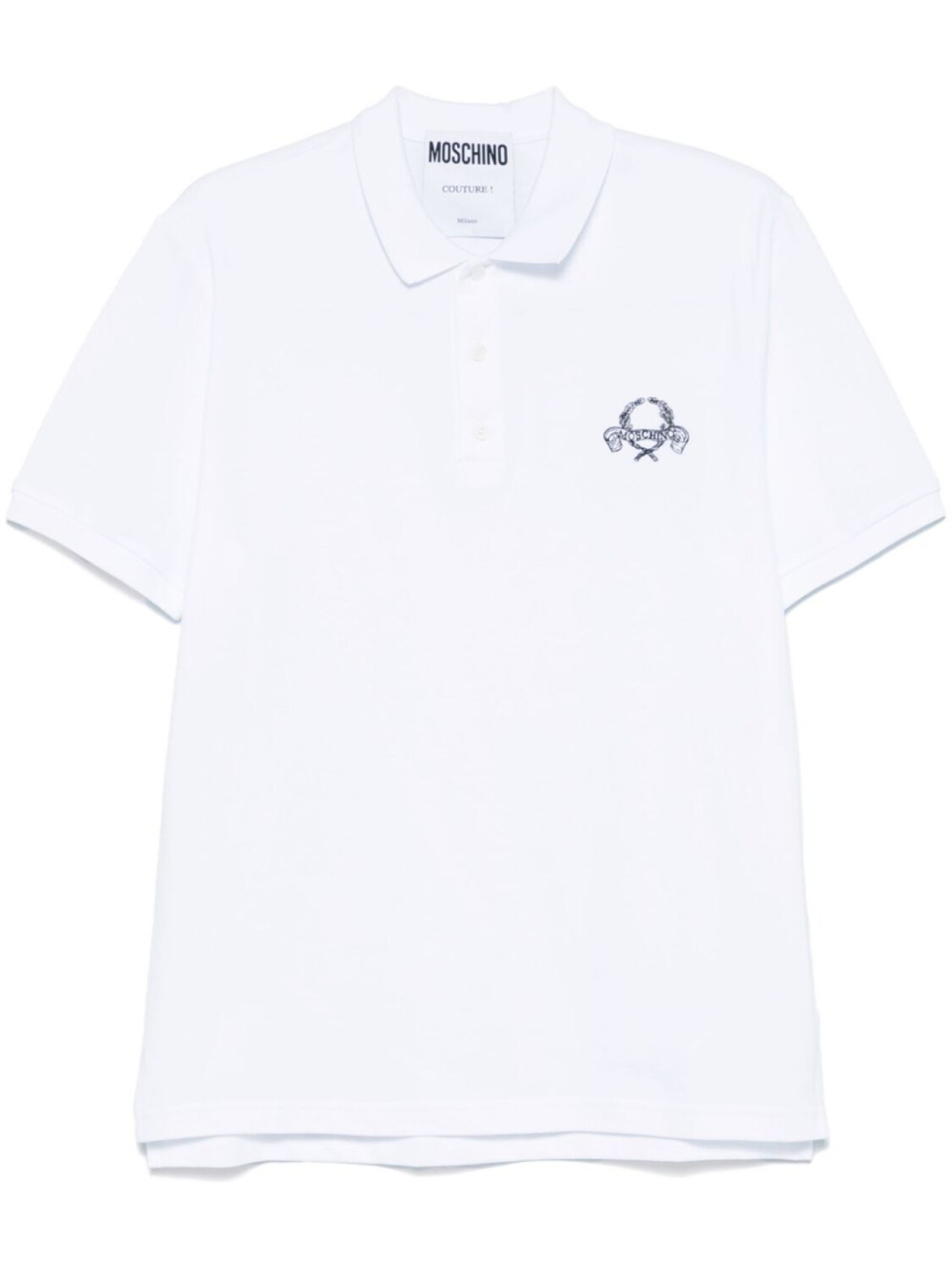 Moschino рубашка поло с вышитым логотипом, белый
Moschino рубашка поло с вышитым логотипом, белый