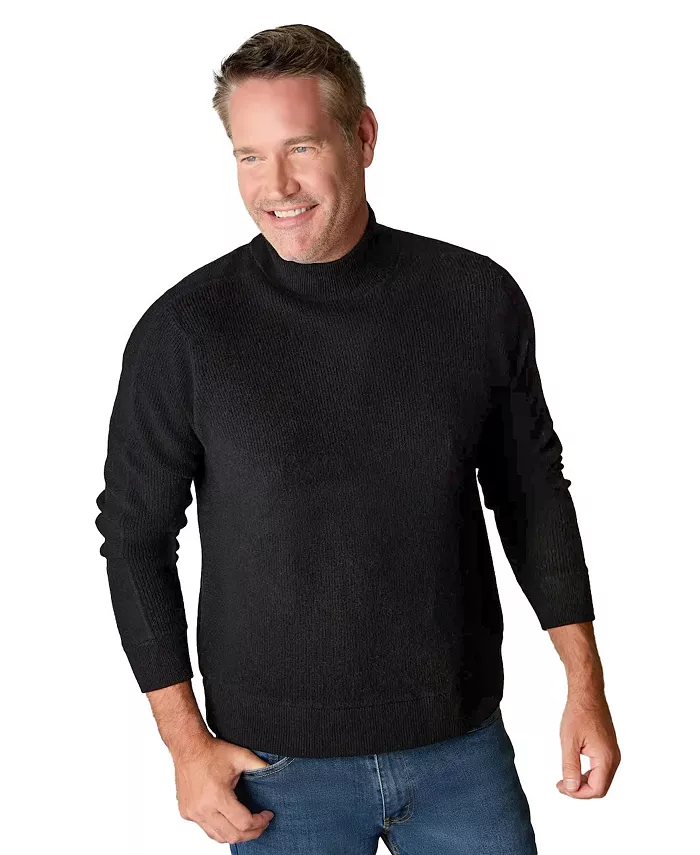 Мужской свитер с воротником-стойкой из неколючей мериносовой шерсти с подкладкой Luxlined, черный
Мужской свитер с воротником-стойкой из неколючей мериносовой шерсти с подкладкой Luxlined, черный