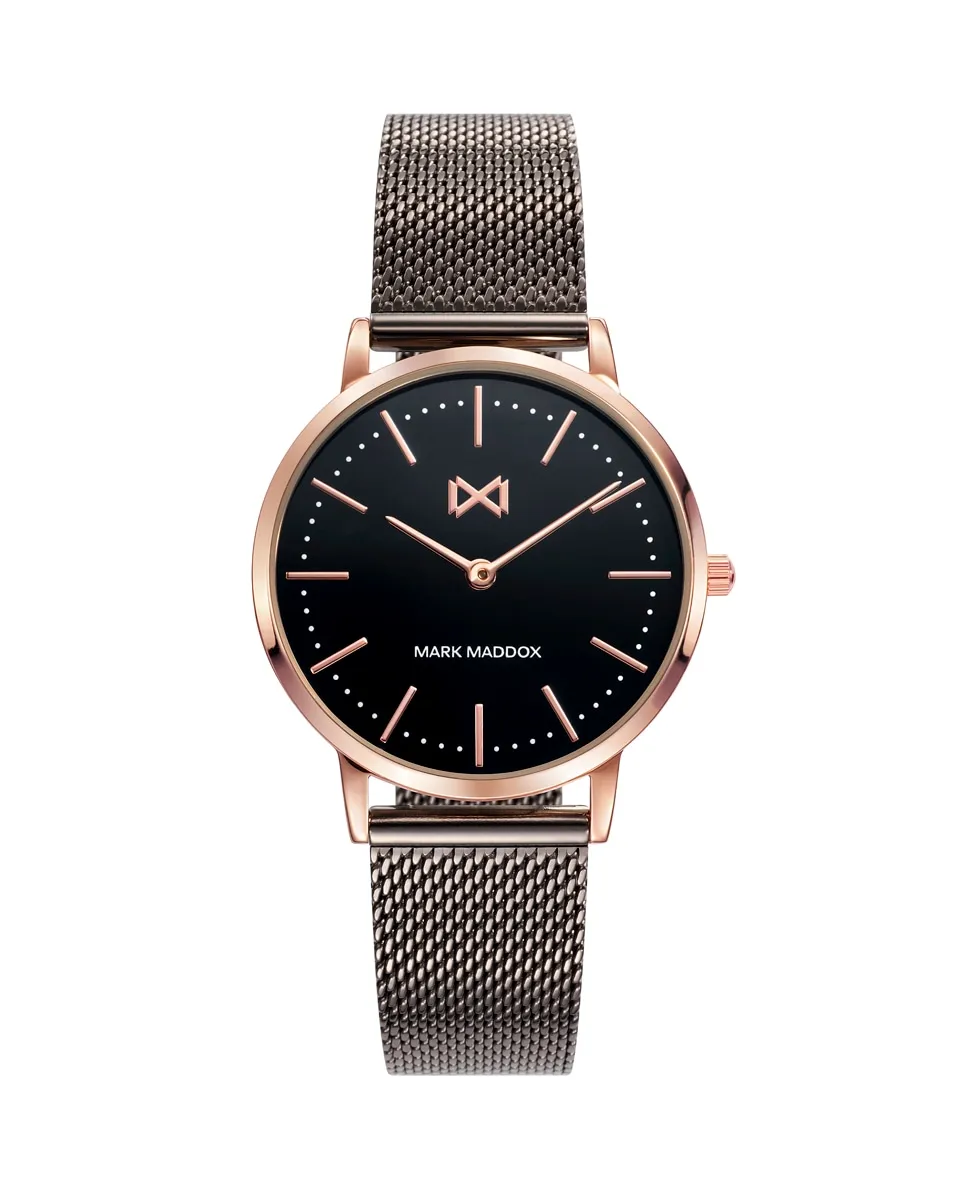 Женские часы Greenwich из стали с черным и розовым IP Mark Maddox, черный
Женские часы Greenwich из стали с черным и розовым IP Mark Maddox, черный