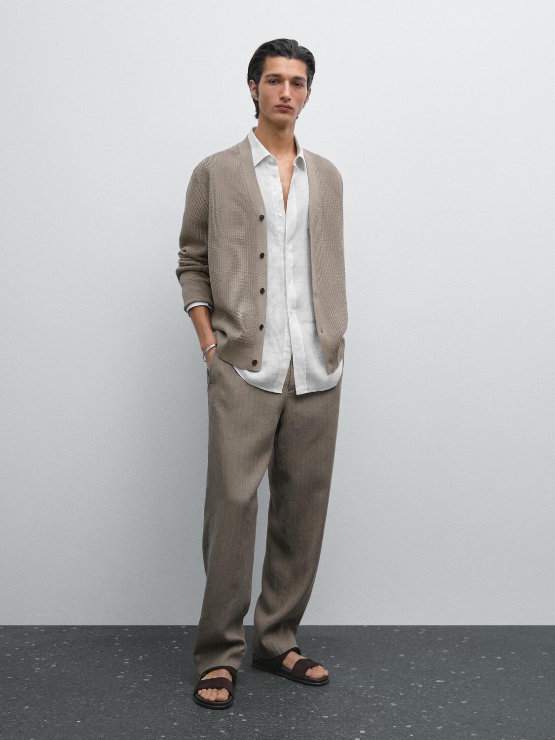 Кардиган из 100% хлопка Massimo Dutti, Pale Ochre
Кардиган из 100% хлопка Massimo Dutti, Pale Ochre