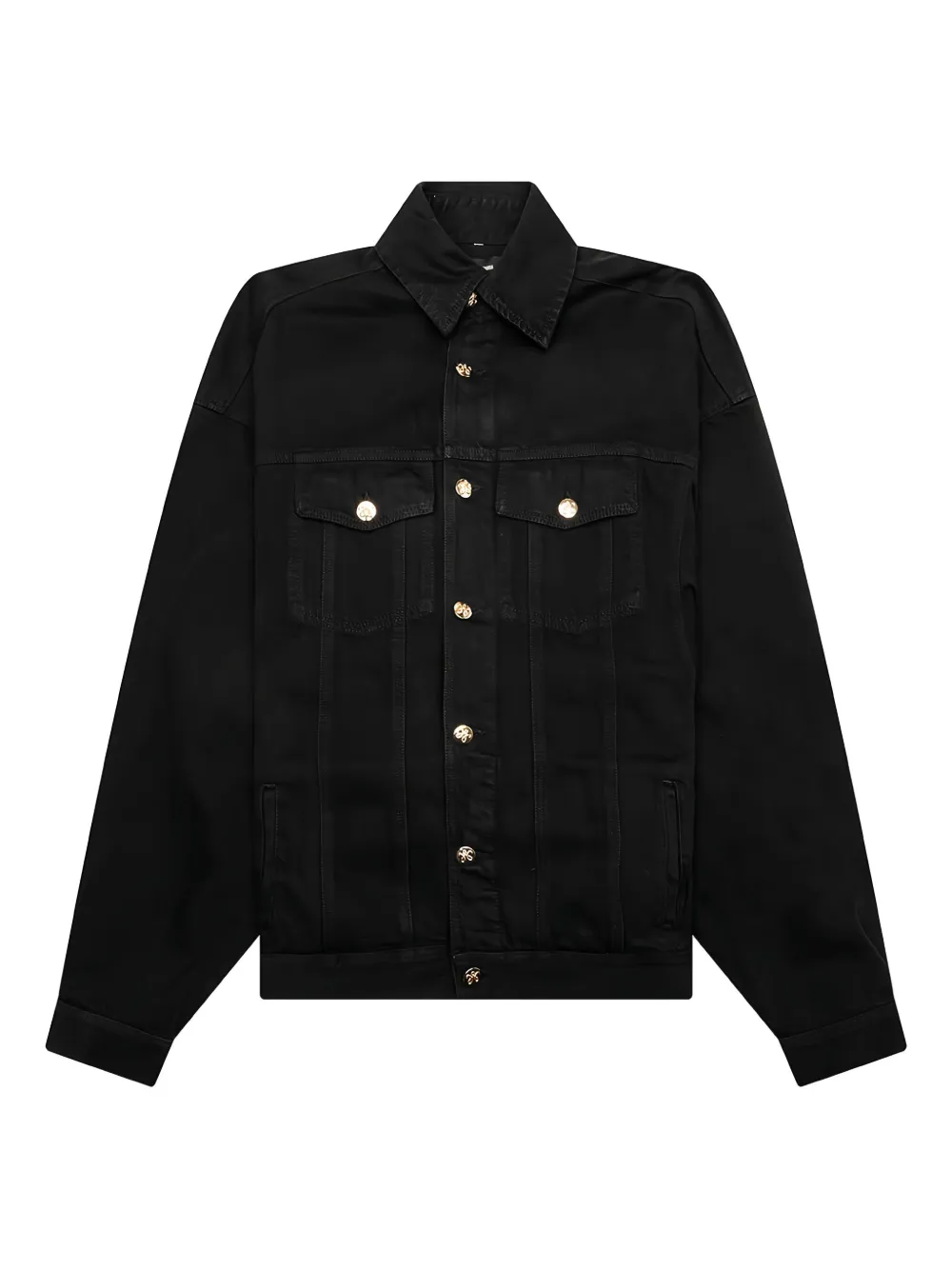 Джинсовая куртка на пуговицах Willy Chavarria, черный
Джинсовая куртка на пуговицах Willy Chavarria, черный