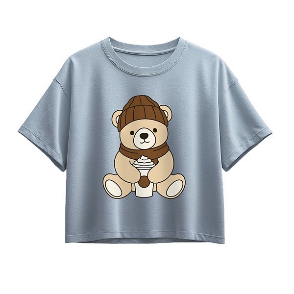 Футболка с медвежонком и чашкой кофе для девочек 7-16 Licensed Character, Chambray Blue
Футболка с медвежонком и чашкой кофе для девочек 7-16 Licensed Character, Chambray Blue