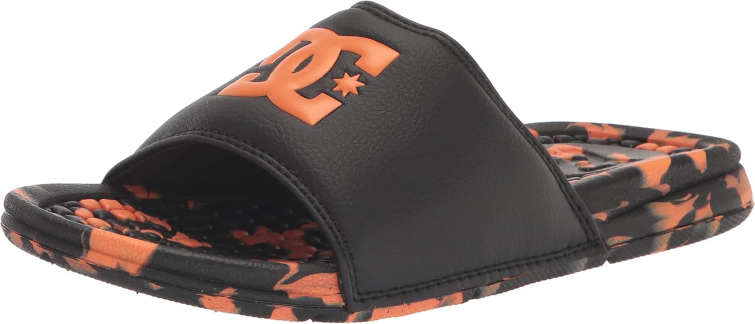 Сандалии для мальчиков DC Shoes Unisex-Child Bolsa Athletic Slide, черный/оранжевый
Сандалии для мальчиков DC Shoes Unisex-Child Bolsa Athletic Slide, черный/оранжевый
