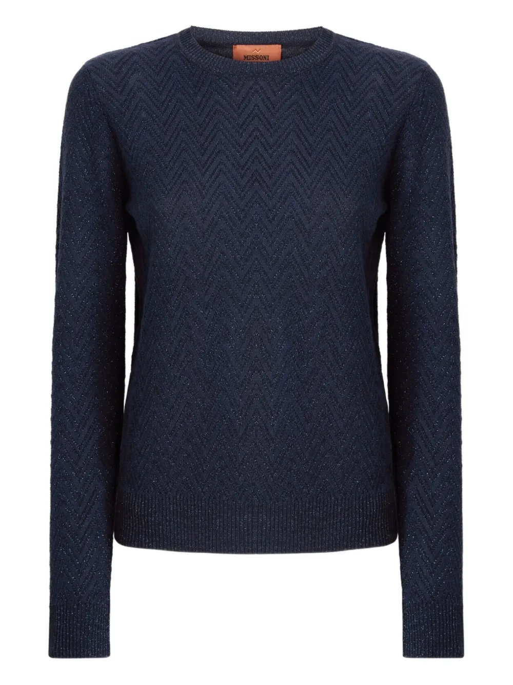 Свитер с шевронным узором Missoni, синий
Свитер с шевронным узором Missoni, синий