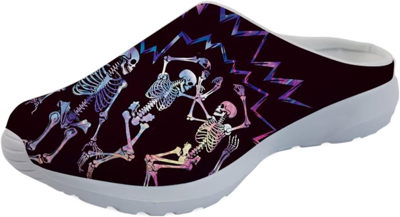 Мужские сандалии GLENLCWE, женские прогулочные мюли, кроссовки, сетчатые мягкие садовые сабо, легкая обувь для душа и воды с поддержкой свода стопы, Dance Skeleton
Мужские сандалии GLENLCWE, женские прогулочные мюли, кроссовки, сетчатые мягкие садовые сабо, легкая обувь для душа и воды с поддержкой свода стопы, Dance Skeleton