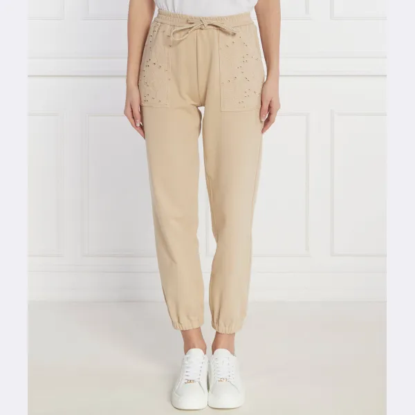 Спортивные брюки стандартного кроя Twinset U&B, бежевый
Спортивные брюки стандартного кроя Twinset U&B, бежевый