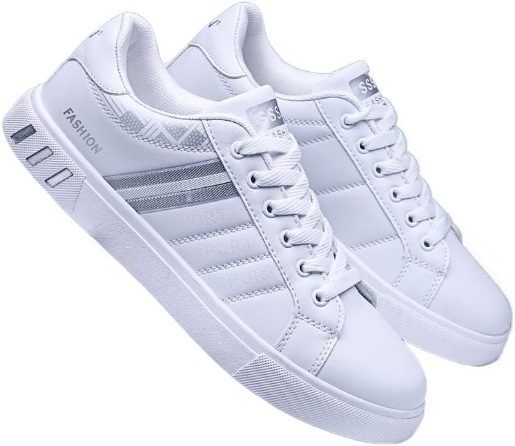 Мужские модные кеды Fusecottc большого размера с низким верхом для скейтборда - удобные нескользящие шнурованные кроссовки, белый/серый
Мужские модные кеды Fusecottc большого размера с низким верхом для скейтборда - удобные нескользящие шнурованные кроссовки, белый/серый