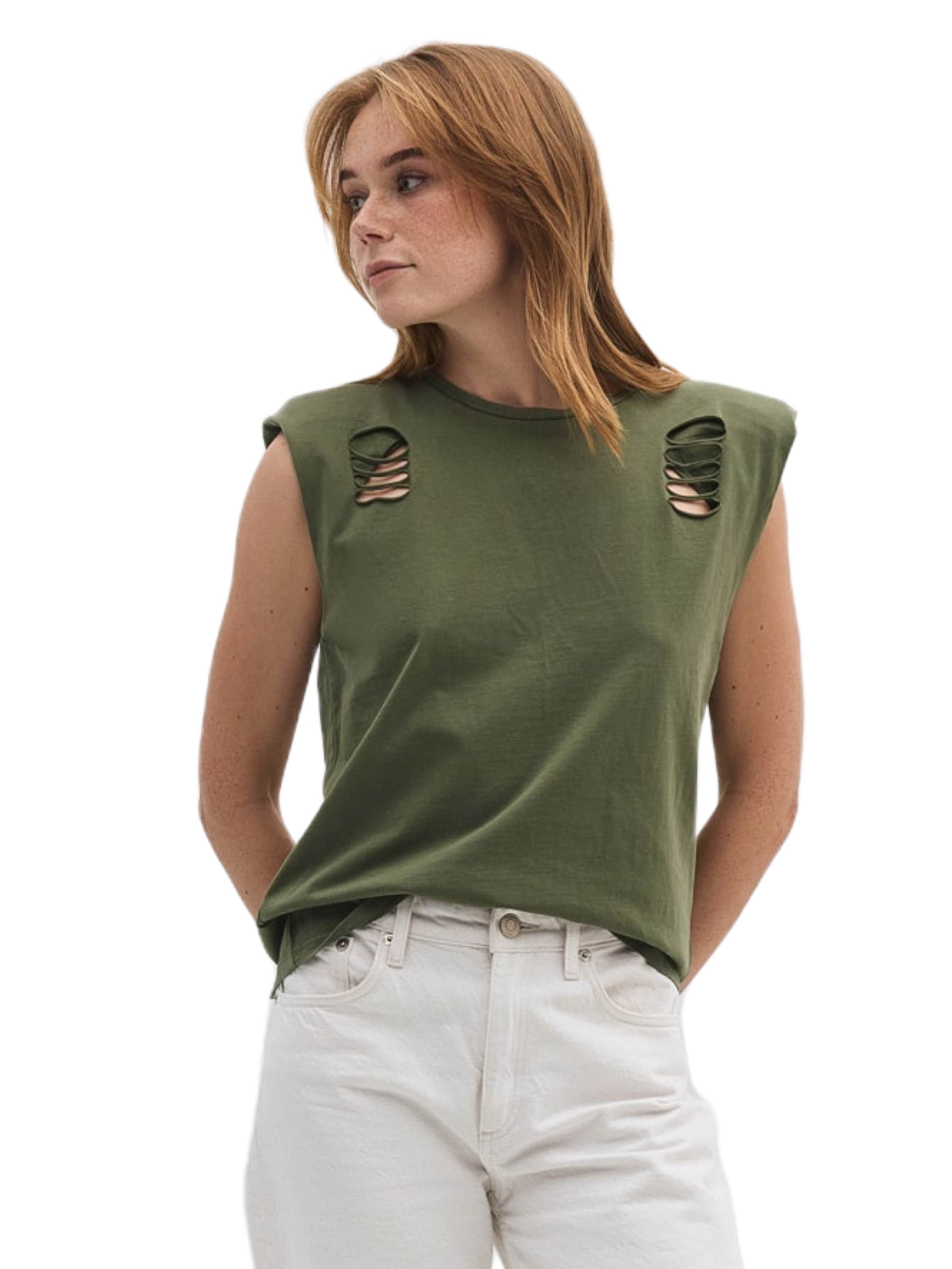 No Matter What Топ в оливковом цвете
No Matter What Топ в оливковом цвете