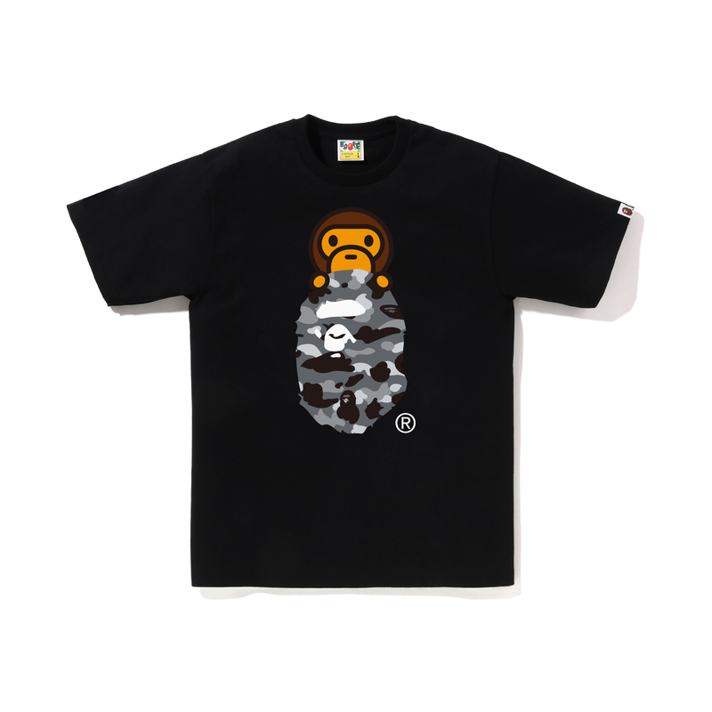 Футболка Bape Abc Milo On Ape Head A BATHING APE, серый камуфляж
Футболка Bape Abc Milo On Ape Head A BATHING APE, серый камуфляж