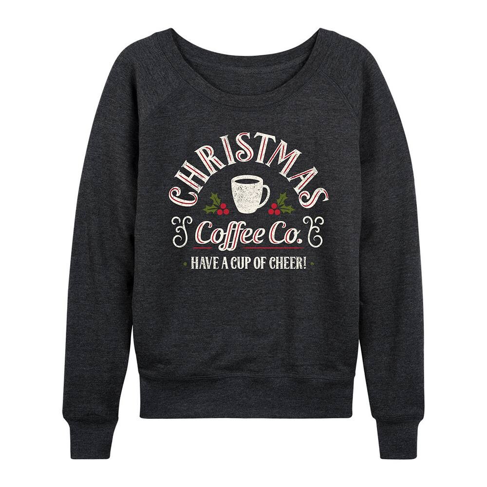Женский легкий свитшот из френч-терри Christmas Coffee Co. Licensed Character, цвет Heather Charcoal
Женский легкий свитшот из френч-терри Christmas Coffee Co. Licensed Character, цвет Heather Charcoal
