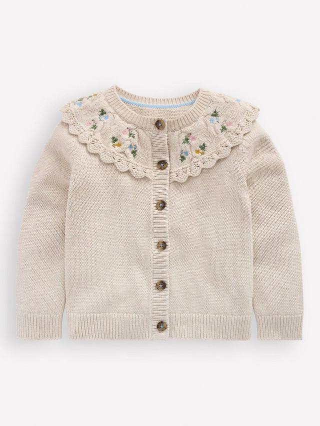 Детский кардиган с хлопковой вышивкой на кокетке Mini Boden, Oatmeal Marl
Детский кардиган с хлопковой вышивкой на кокетке Mini Boden, Oatmeal Marl