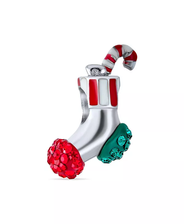 Сверкающий красный зеленый кристалл в виде леденца, бусина-подвеска для рождественского носка, стерлинговое серебро, подходит для европейского браслета Bling Jewelry, red
Сверкающий красный зеленый кристалл в виде леденца, бусина-подвеска для рождественского носка, стерлинговое серебро, подходит для европейского браслета Bling Jewelry, red