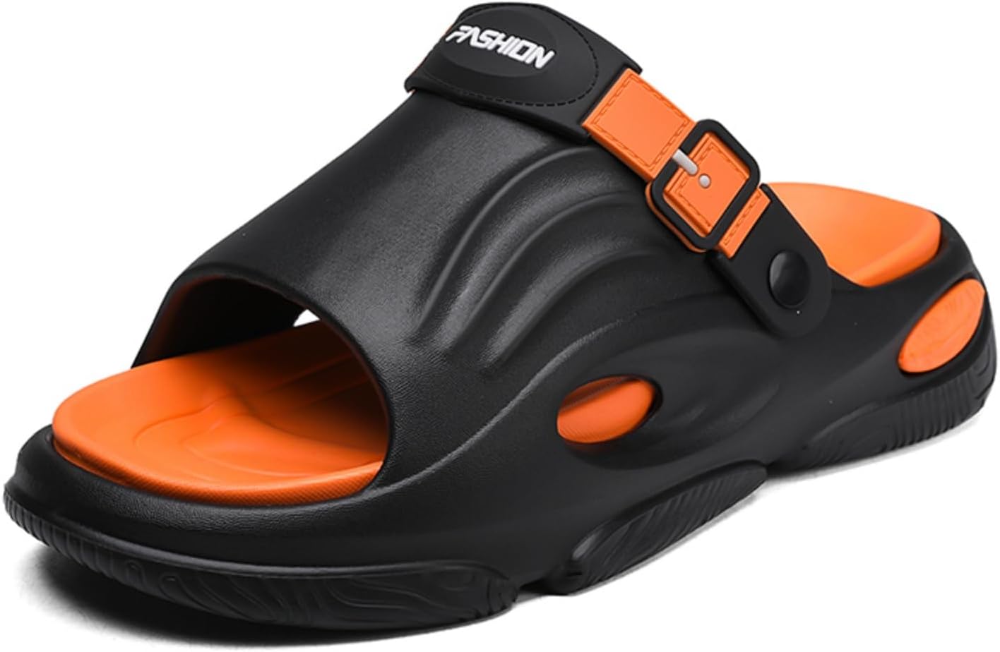 Модные и удобные мужские шлепанцы с открытым носком, изготовленные из легкого и мягкого материала EVA, уютные тапочки, пляжные сандалии для прогулок и домашнего использования Khwfjas, черный
Модные и удобные мужские шлепанцы с открытым носком, изготовленные из легкого и мягкого материала EVA, уютные тапочки, пляжные сандалии для прогулок и домашнего использования Khwfjas, черный