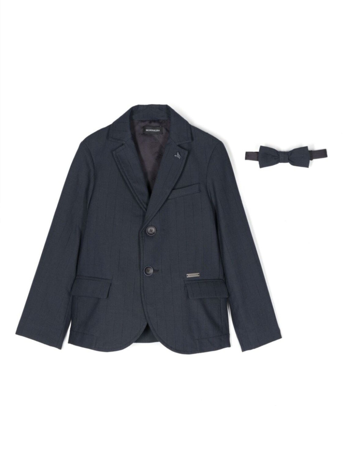 Monnalisa блейзер в тонкую полоску с бантом, синий
Monnalisa блейзер в тонкую полоску с бантом, синий