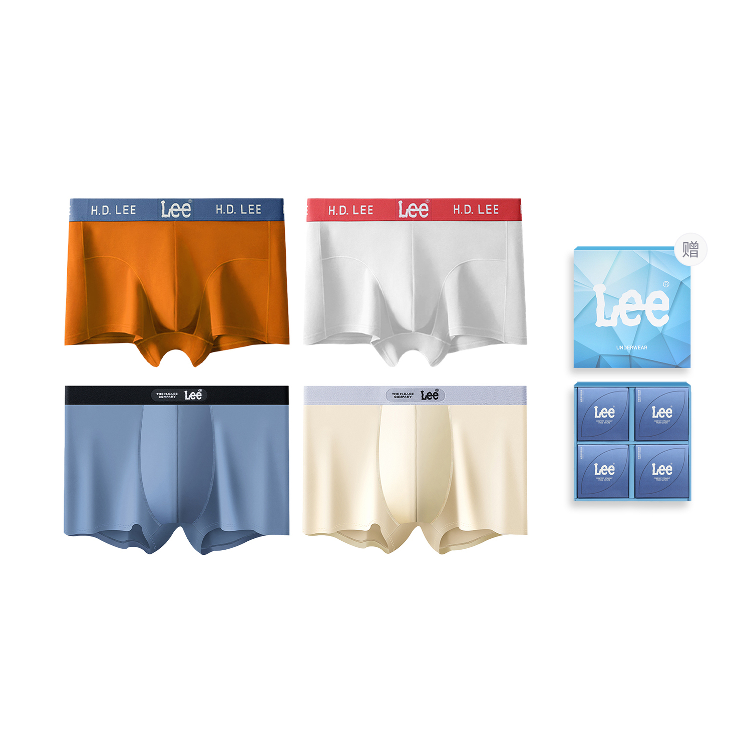Lee Подарочный набор Cordura мужского белья 4 шт
Lee Подарочный набор Cordura мужского белья 4 шт