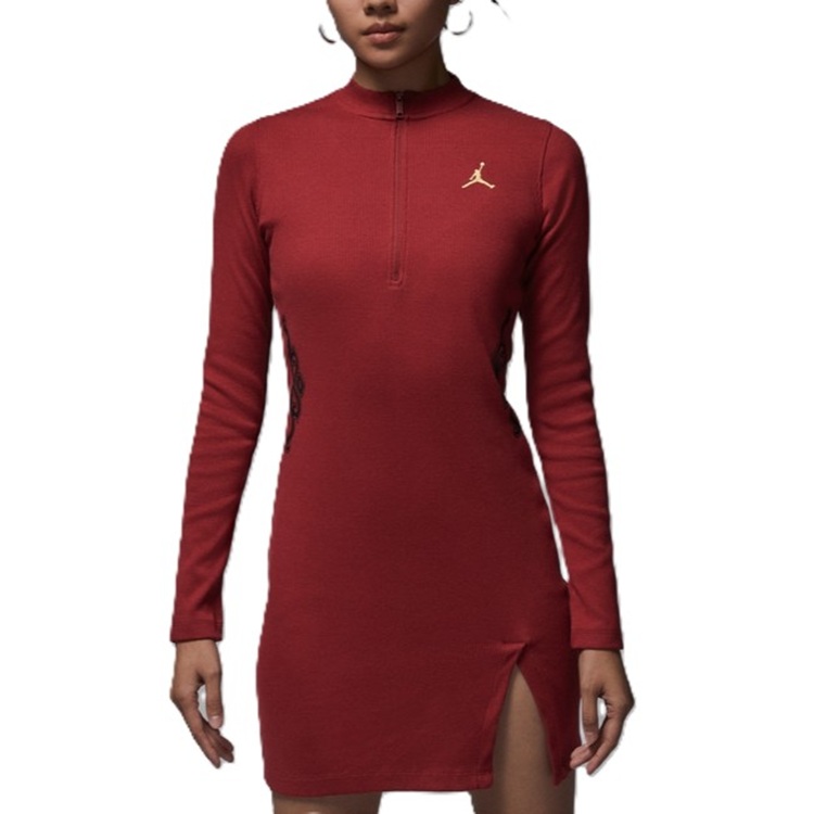 Женское платье с длинными рукавами Jordan, красный
Женское платье с длинными рукавами Jordan, красный