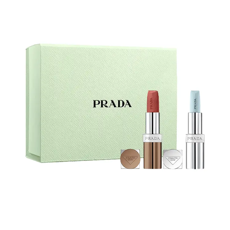 Prada Набор для макияжа Non Standard Brown Limited Edition Lipstick Lip Balm Easy to Blend Complex 38g+38g
Prada Набор для макияжа Non Standard Brown Limited Edition Lipstick Lip Balm Easy to Blend Complex 38g+38g