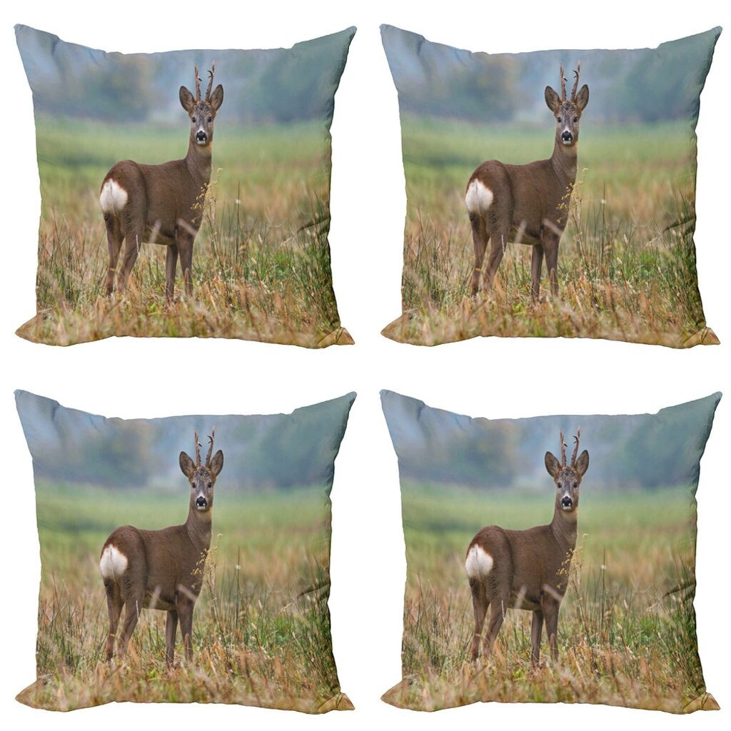 ABAKUHAUS Набор чехлов для охотничьих подушек (4 предмета), Deer Wildlife, современная двусторонняя цифровая печать, 60 x 60 см, многоцветный
ABAKUHAUS Набор чехлов для охотничьих подушек (4 предмета), Deer Wildlife, современная двусторонняя цифровая печать, 60 x 60 см, многоцветный