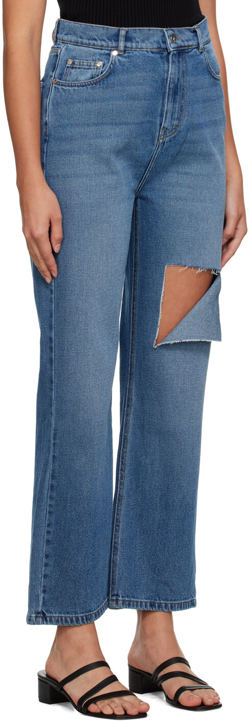 Синие потертые джинсы Rokh
Синие потертые джинсы Rokh