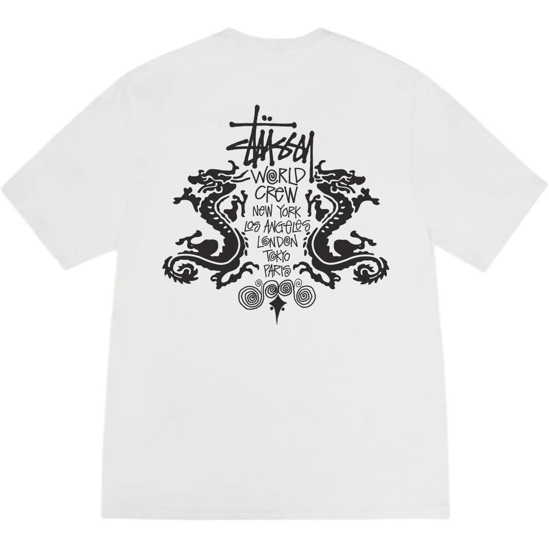 Футболка Double Dragon с пигментной окраской Stussy, белый
Футболка Double Dragon с пигментной окраской Stussy, белый