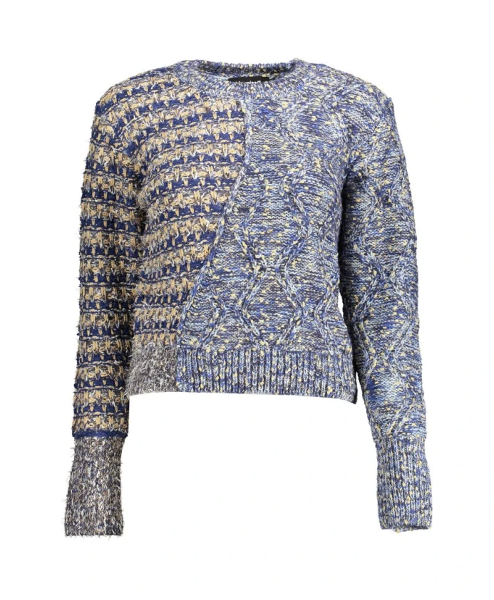 Синий полиэстеровый свитер Desigual, мультиколор
Синий полиэстеровый свитер Desigual, мультиколор