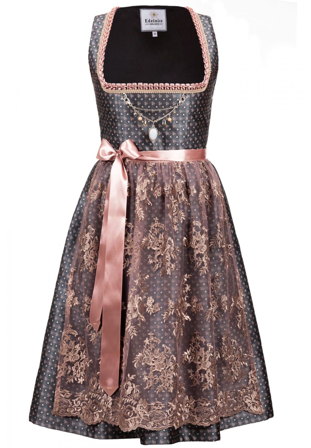 Платье-миди-дирндль из двух частей Béatrice EDELNICE, цвет Dunkelgrau Rosa
Платье-миди-дирндль из двух частей Béatrice EDELNICE, цвет Dunkelgrau Rosa