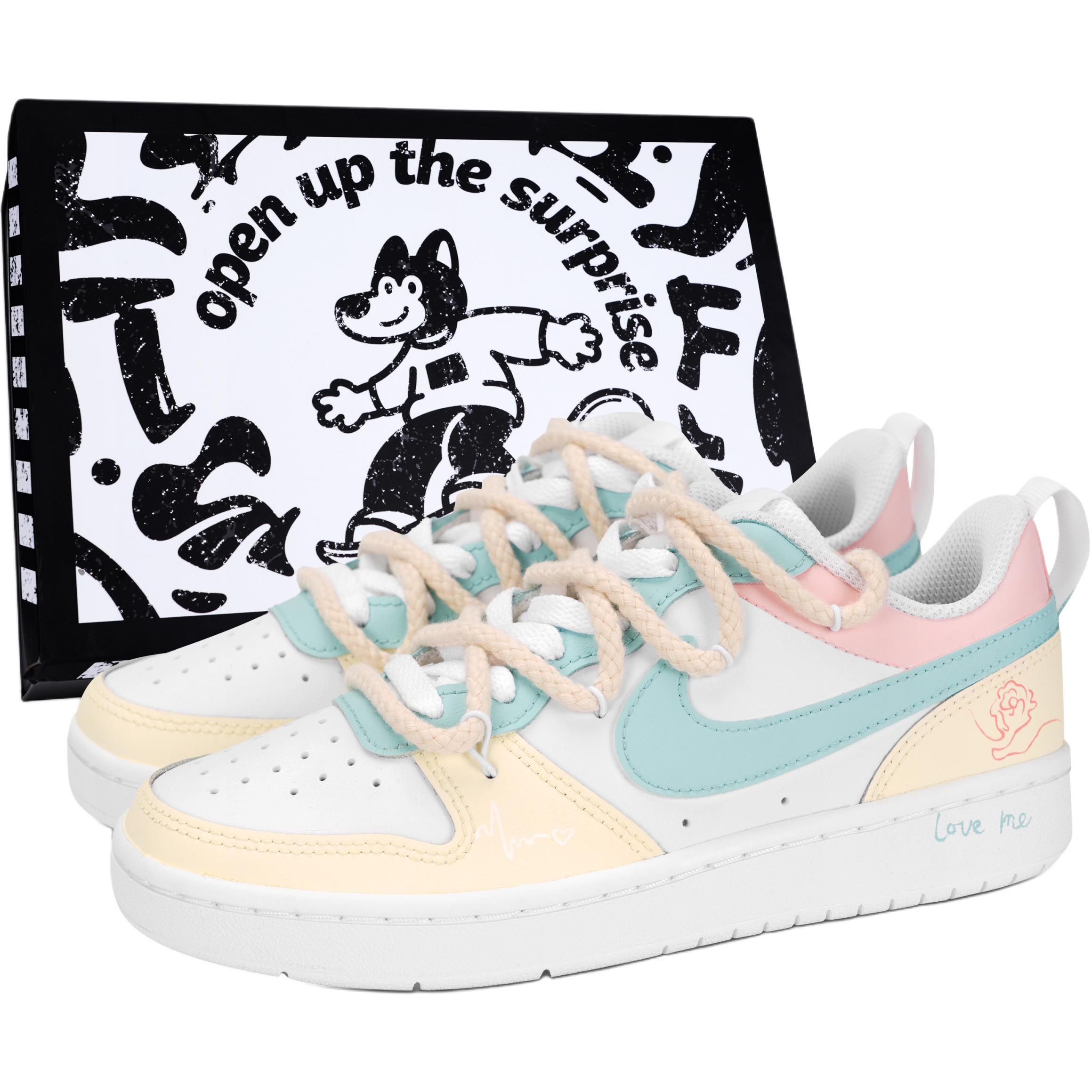 Детские, подростковые, противоскользящие, износостойкие, низкие кроссовки для скейтбординга Court Borough Nike, желтый/синий/розовый
Детские, подростковые, противоскользящие, износостойкие, низкие кроссовки для скейтбординга Court Borough Nike, желтый/синий/розовый