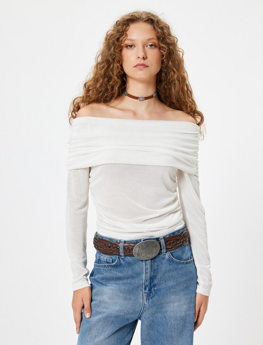 Рубашка Koton, экрю
Рубашка Koton, экрю