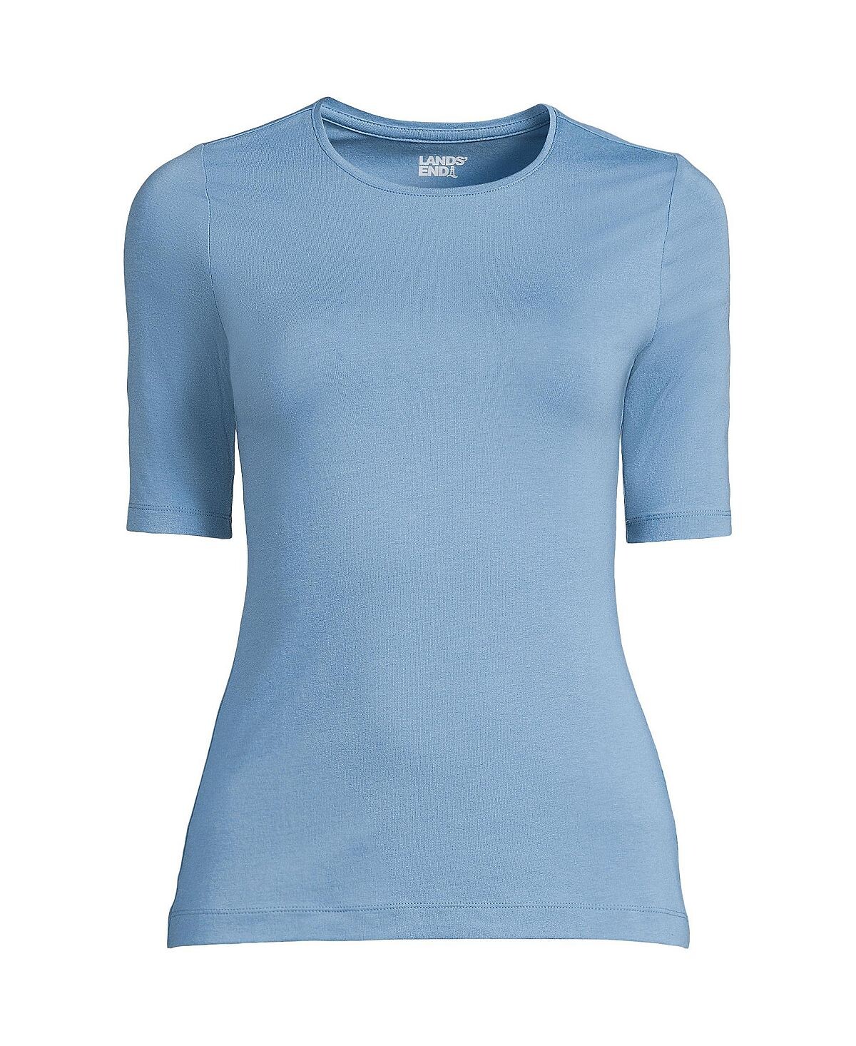 Женский легкий трикотажный топ с круглым вырезом и рукавами до локтя больших размеров Lands' End
Женский легкий трикотажный топ с круглым вырезом и рукавами до локтя больших размеров Lands' End