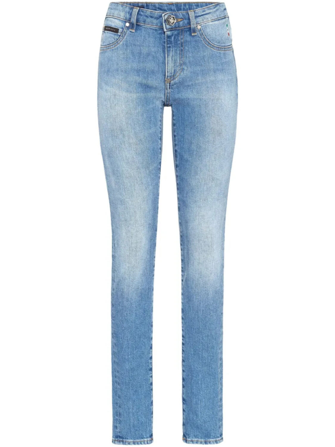 Джинсы с нашивкой-логотипом Philipp Plein, синий
Джинсы с нашивкой-логотипом Philipp Plein, синий