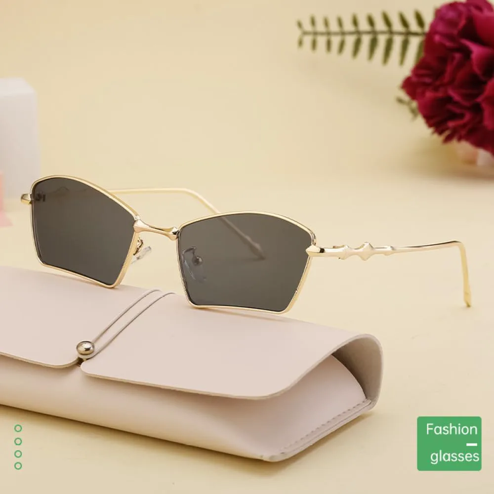 Солнцезащитные очки в металлической оправе прямоугольной формы для женщин, роскошные ретро-очки неправильной формы, модные солнцезащитные очки LVTFCO, C1goldgray
Солнцезащитные очки в металлической оправе прямоугольной формы для женщин, роскошные ретро-очки неправильной формы, модные солнцезащитные очки LVTFCO, C1goldgray